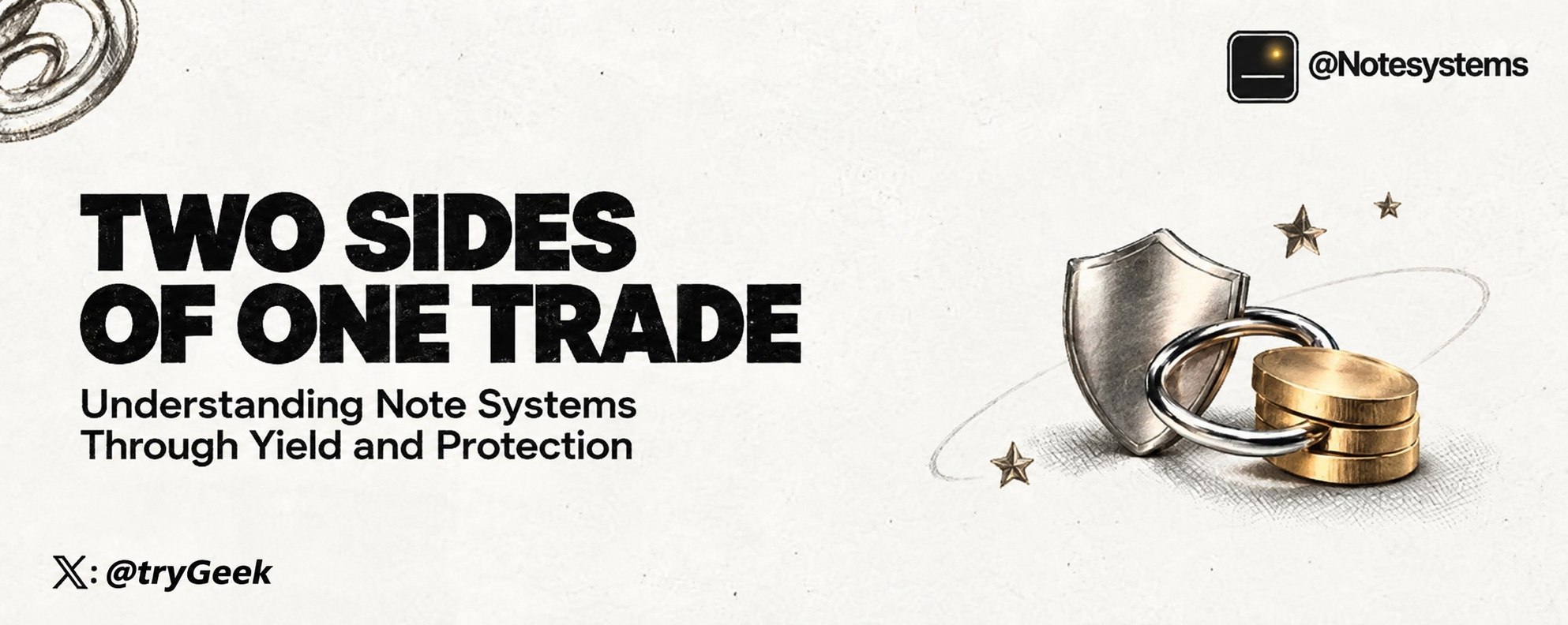 TWO SIDEs OF ONE TRADE: Understanding Note Systems Through Yield and Protection — article cover